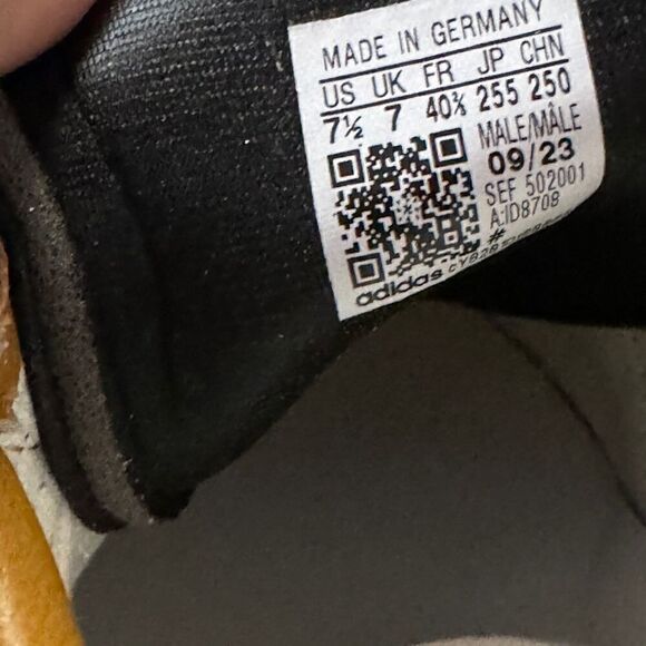 adidas X JJJJound White Samba NWT 7.5 M / 8.5 W - Picture 12 of 14